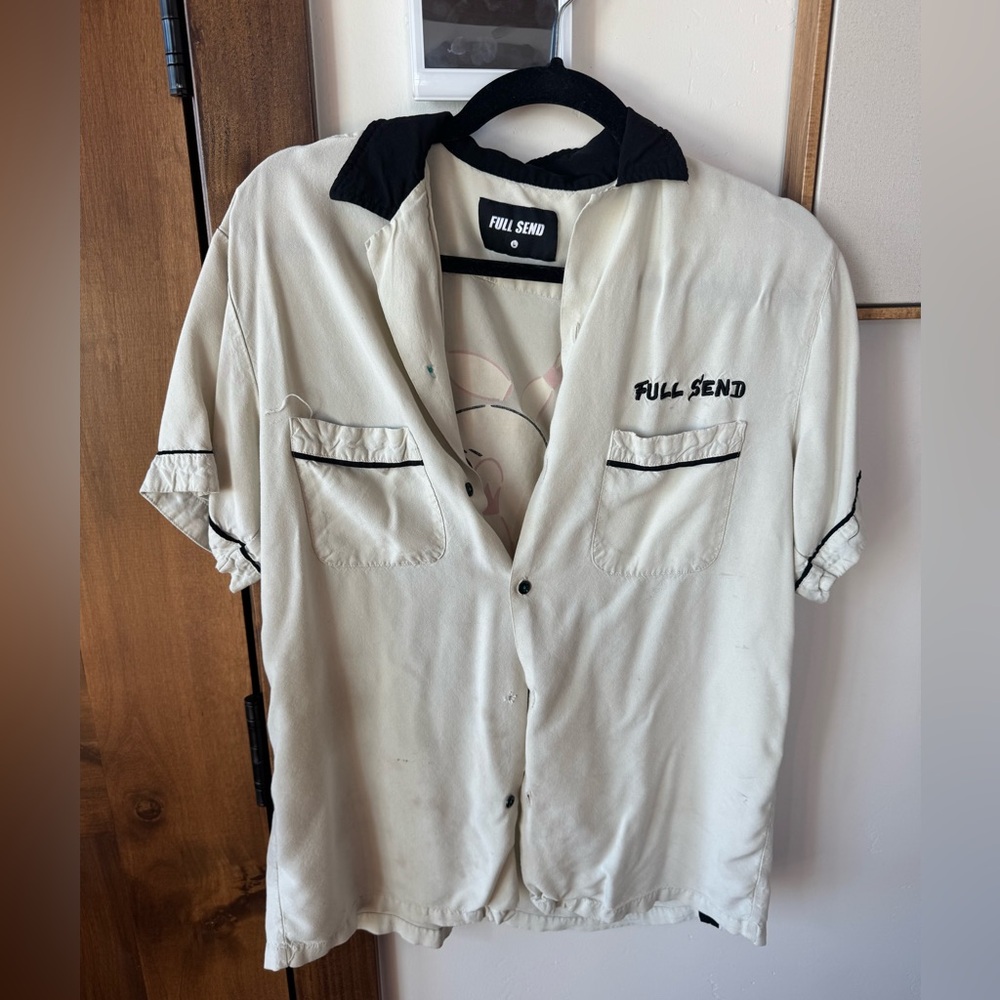 Full Send Bowling Shirt Large